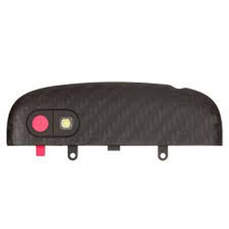Embellecedor Superior + Flash BlackBerry Q10 Negra