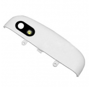 Embellecedor Superior + Flash BlackBerry Q10 Blanca