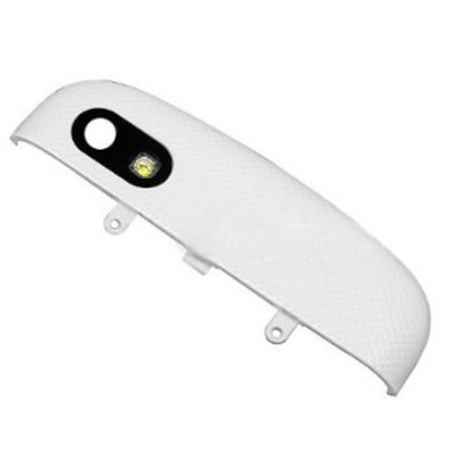 Embellecedor Superior + Flash BlackBerry Q10 Blanca