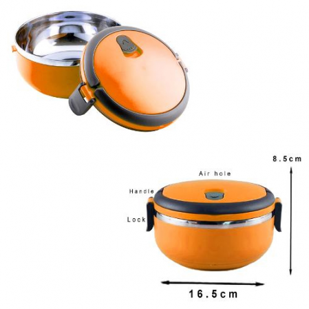 Fiambrera Térmica Easy Lock 1 Layers Naranja