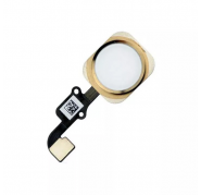 Flex Boton Home iPhone 6S, 6S Plus... Blanco Dorado