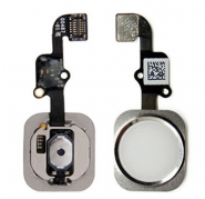 Flex Boton Home iPhone 6S, 6S Plus... Blanco Plata