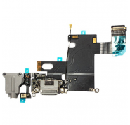 Flex Con. Carga, micro, jack audio... Gris oscuro iPhone 6