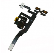 Flex Conector Audio Jack Negro iPhone 4S