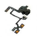 Flex Conector Audio Jack Negro iPhone 4