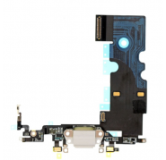 Flex Conector Carga, micro... iPhone 8 Blanco Dorado