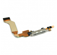 Flex Conector de Carga / Accesorios iPhone 4S Blanco