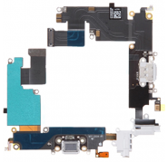 Flex Conector de Carga, micro, jack audio... Blanco iPhone 6