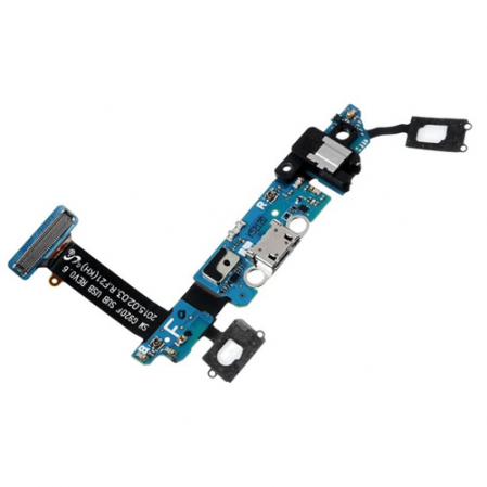 Flex Carga USB + Jack Audio + Microf Samsung Galaxy S6 G920F