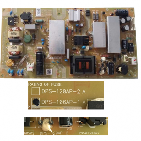 Fuente Alimentacion GRUNDIG 40 VLE 6520 BH DPS-120AP-2 SWAP