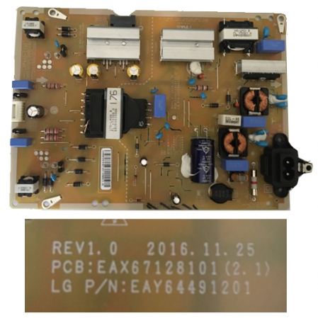 Fuente Alimentacion LG 49UJ670V EAX67128101 2.1 EAY64491201