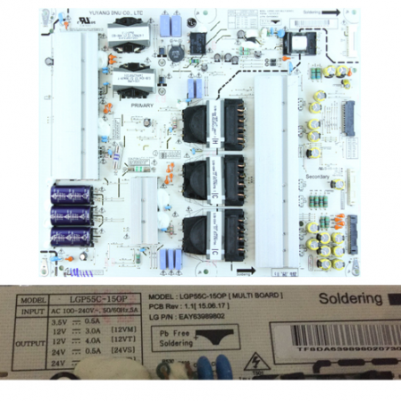 Fuente Alimentacion LG 55EG920V EAY63989802