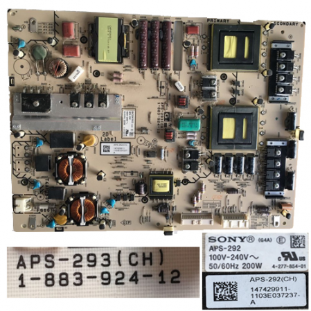 Fuente de Alimentación 1-883-924-12 APS-293SonyKDL-40HX720  SWAP