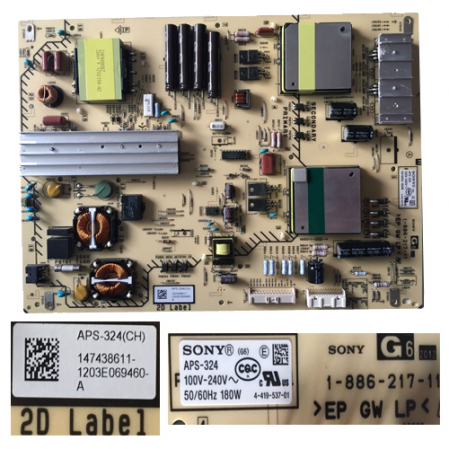 Fuente de Alimentación 1-886-217-11  SONY KDL-46HX850   SWAP
