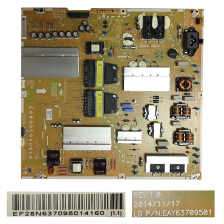 Fuente de Alimentacion LG  55UF950V  EF28N637095014160 (1.1)