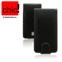 Funda Forcell Chic Vertical Sony Xperia P LT22i Negra