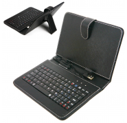 Funda Con Teclado para Tablet 7" Gris