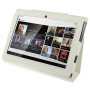 Funda Cuero con Soporte para Tablet Sony S1 Blanca