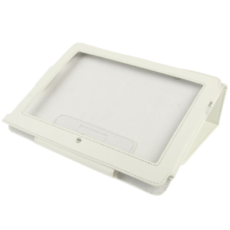 Funda Cuero con Soporte para Tablet Sony S1 Blanca