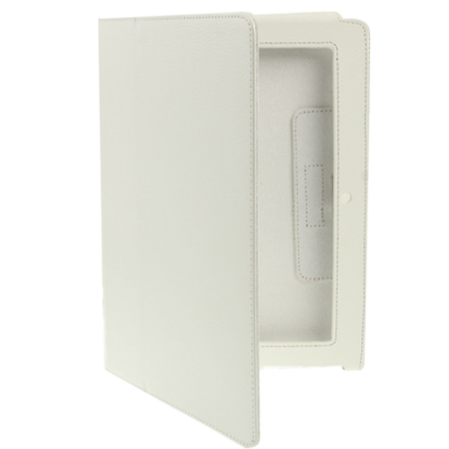 Funda Cuero con Soporte para Tablet Sony S1 Blanca