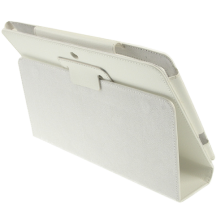 Funda Cuero con Soporte para Tablet Sony S1 Blanca