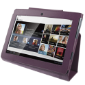 Funda Cuero con Soporte para Tablet Sony S1 Morada