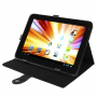 Funda de Cuero con Soporte para Tablet 8" Negro