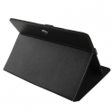 Funda de Cuero con Soporte para Tablet 8" Negro