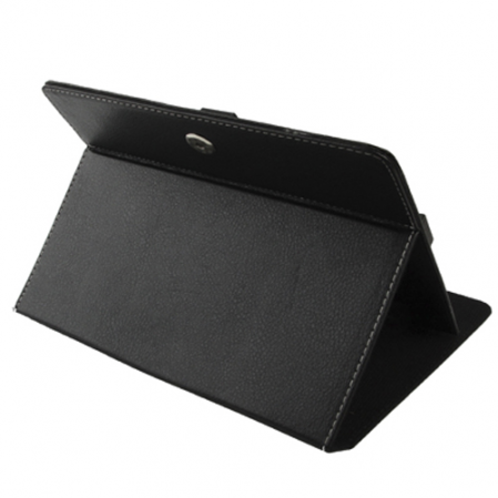 Funda de Cuero con Soporte para Tablet 8" Negro