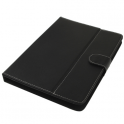 Funda de Cuero con Soporte para Tablet 8" Negro