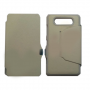 Funda Flip Cover con Soporte Nokia Lumia 820 Blanca