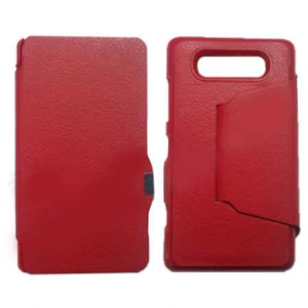 Funda Flip Cover con Soporte Nokia Lumia 820 Roja