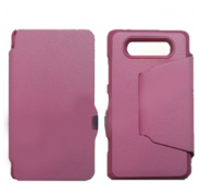 Funda Flip Cover con Soporte Nokia Lumia 820 Rosa