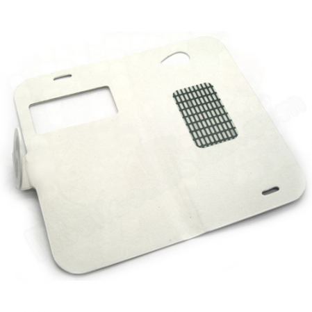 Funda Flip Cover Iron 5 Venom 5" Blanca