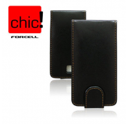 Funda Forcell Chic Vertical Samsung Galaxy Xcover S5690 Negra