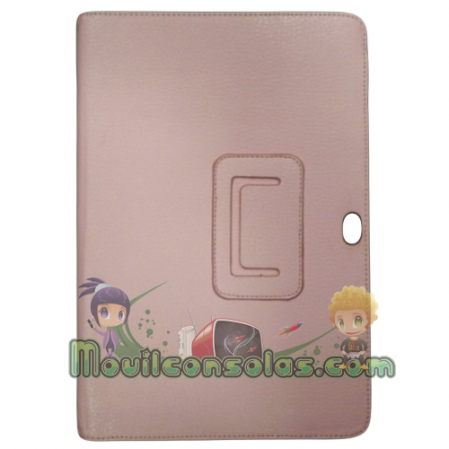 Funda Piel Rosa Galaxy Tab 10.1 P7510,P7500,P5100