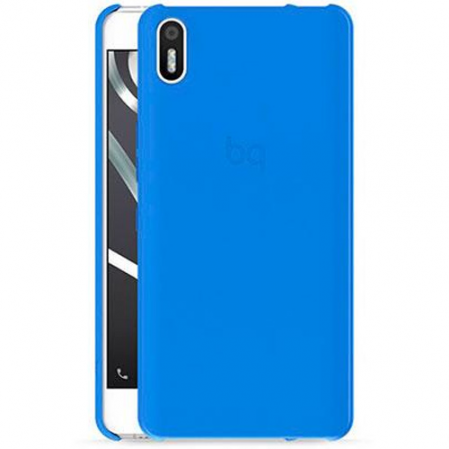 Funda Plastica Candy Bq Aquaris X5 Azul