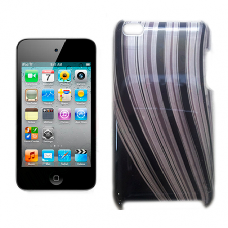 Funda Plastica Diseño iPod Touch 4ª Generacion Negra