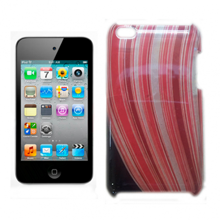 Funda Plastica Diseño iPod Touch 4ª Generacion Roja