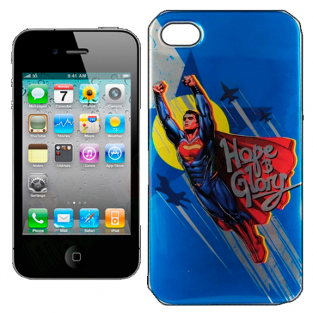 Funda Plastica Diseño Superman Hope Glory iPhone 4 / 4S
