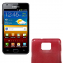 Funda plastica Efecto Lluvia Samsung i9100 Roja
