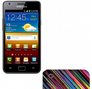 Funda plastica Fant. 1, estrellas Samsung i9100 Galaxy S2