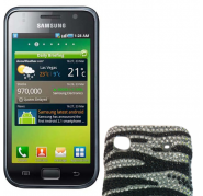 Funda Plastica Diamantes Cebra Samsung i9000