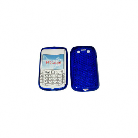 Funda Silicona Gel Blacberry Bold 9790 Azul
