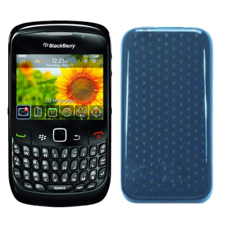 Funda Silicona Gel Blackberry 8520, 8530 Celeste