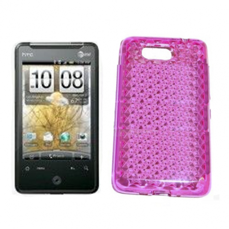 Funda Silicona Gel HTC Aria G9 Rosa Semirrigida