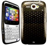 Funda Silicona Gel HTC Cha cha cha G16 Negra
