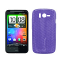 Funda Silicona Gel HTC Desire HD Morado Semirrigida