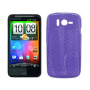 Funda Silicona Gel HTC Desire HD Morado Semirrigida