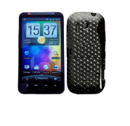 Funda Silicona Gel HTC Desire HD Negra Semirrigida